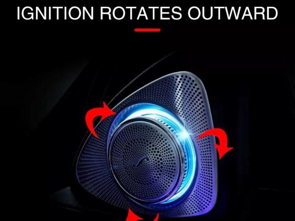 Loa Xoay 3D Burmester Led 64 Màu Cột A cho xe Mercedes-Benz C-Class, GLC-Class, E-Class, S-Class
