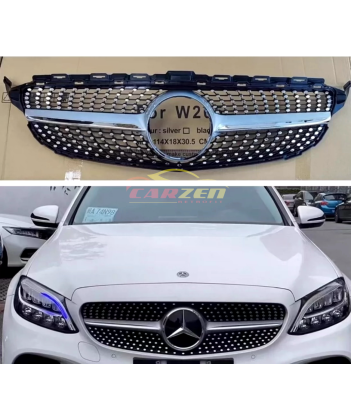 Mặt Calang Kim Cương Sao Rơi Cho Xe Mercedes-Benz C-Class C180 - C200 - C250 - C300 (2015 - 2021)