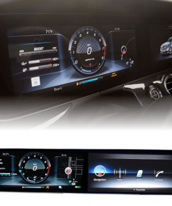 Nâng cấp màn hình công tơ mét điện tử cho xe Mercedes-Benz E-Class W213