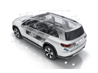 Hệ thống loa Burmester High-End 3D Surround chính hãng cho xe Mercedes-Benz GLE/GLS W167