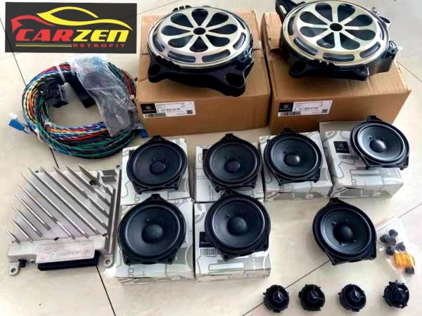 Nâng cấp hệ thống 13 loa Burmester Mercedes-Benz chính hãng C-Class, GLC-Class, E-Class