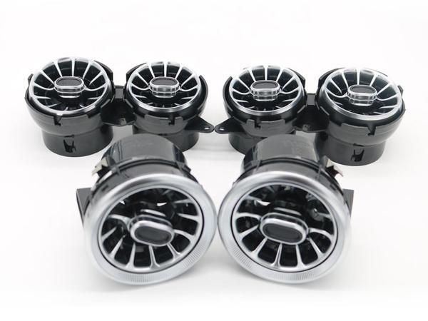 Cửa gió điều hoà Tuabin Led 64 màu cho xe Mercedes-Benz S-Class W222