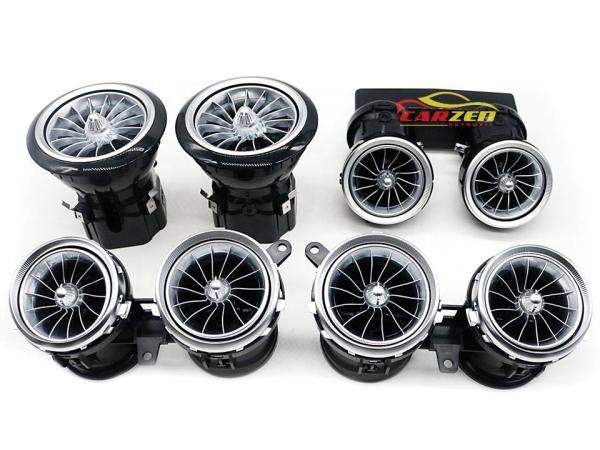 Cửa gió Tuabin phản lực led 64 màu cho xe Mercedes-Benz E - Class W213 (E180 - E200 - E250 - E300)