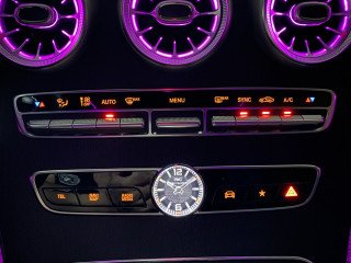 Cửa gió điều hoà Tuabin Led 64 màu cho xe Mercedes-Benz C, GLC Class (2015-2022)