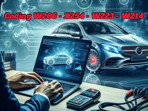 Coding cho dòng xe W206 - X254 - W223 - W214