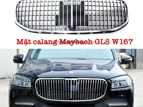 Mặt Ca Lăng Maybach X167 Cho xe Mercedes-Benz GLS 450 2020-2025