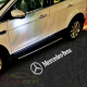 Đèn Rọi Chào Chân Gương Cho Xe Mercedes-Benz Siêu Nét | Carzen