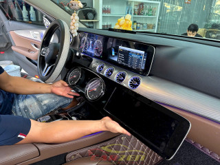 Nâng cấp Mercedes E180 2019 lên E300 tại Carzen – Âm thanh Burmester, màn hình LCD, lazang, LED nội thất
