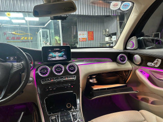 Nâng cấp Mercedes GLC200 2018 tại Carzen – Âm thanh Burmester, đèn nội thất 64 màu, Air Balance chính hãng