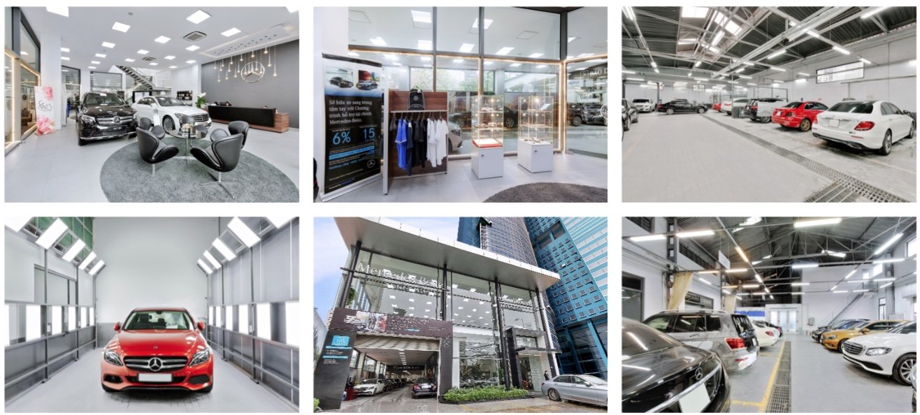 Một số hình ảnh tại showroom Mercedes-Benz Haxaco Kim Giang